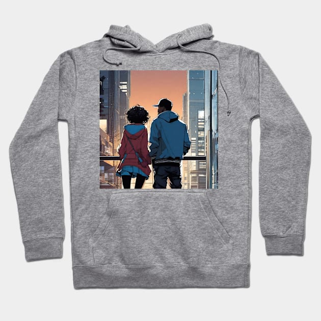 Look at the city Hoodie by Da shirt spot 